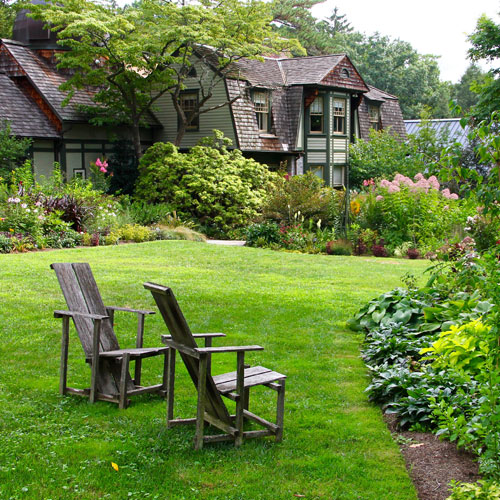 Seats at the Scott Arboretum