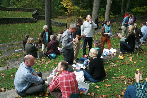 Attendees at the Woody Plant Conference